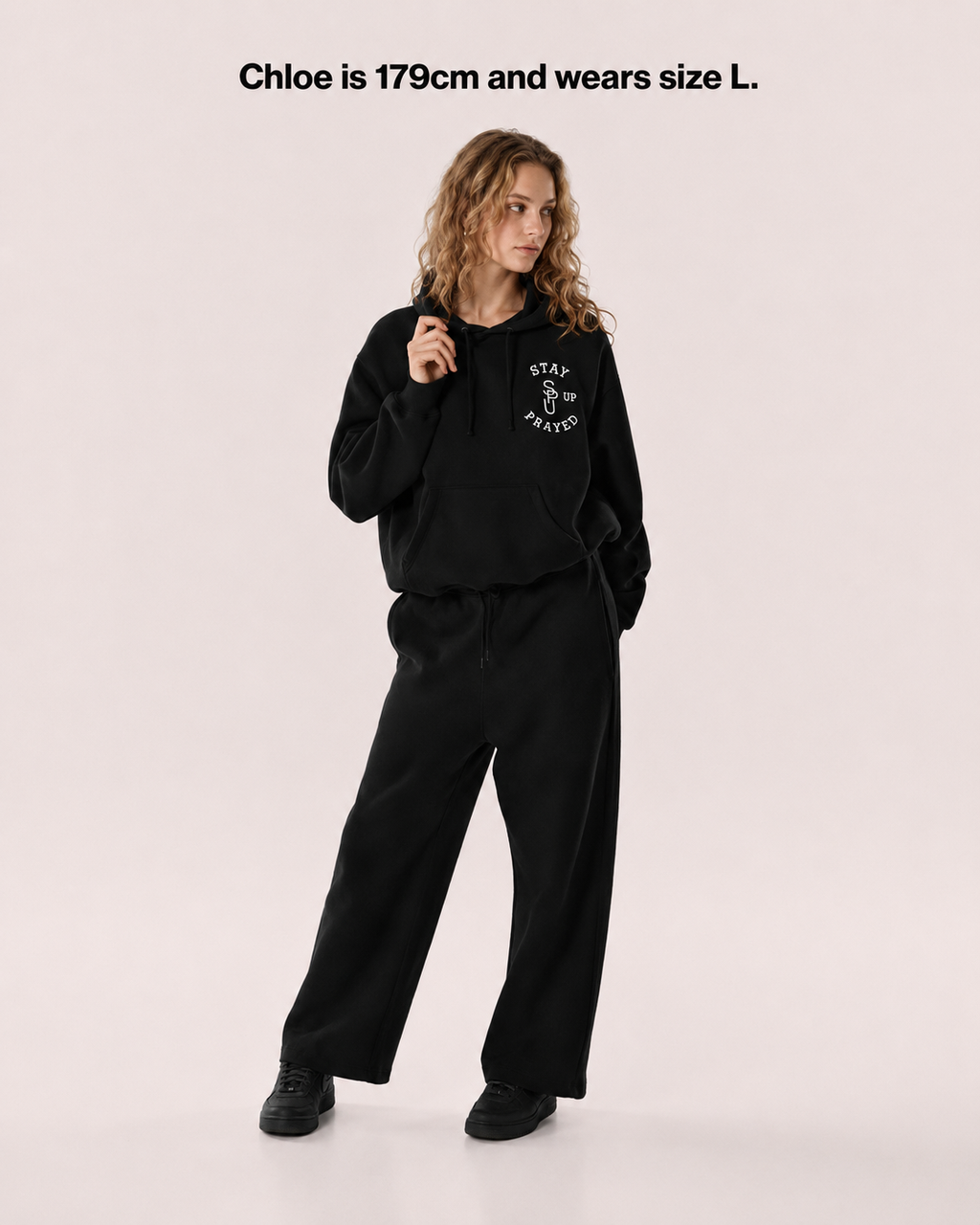 PRAYER HELPS HOODIE [BLACK]