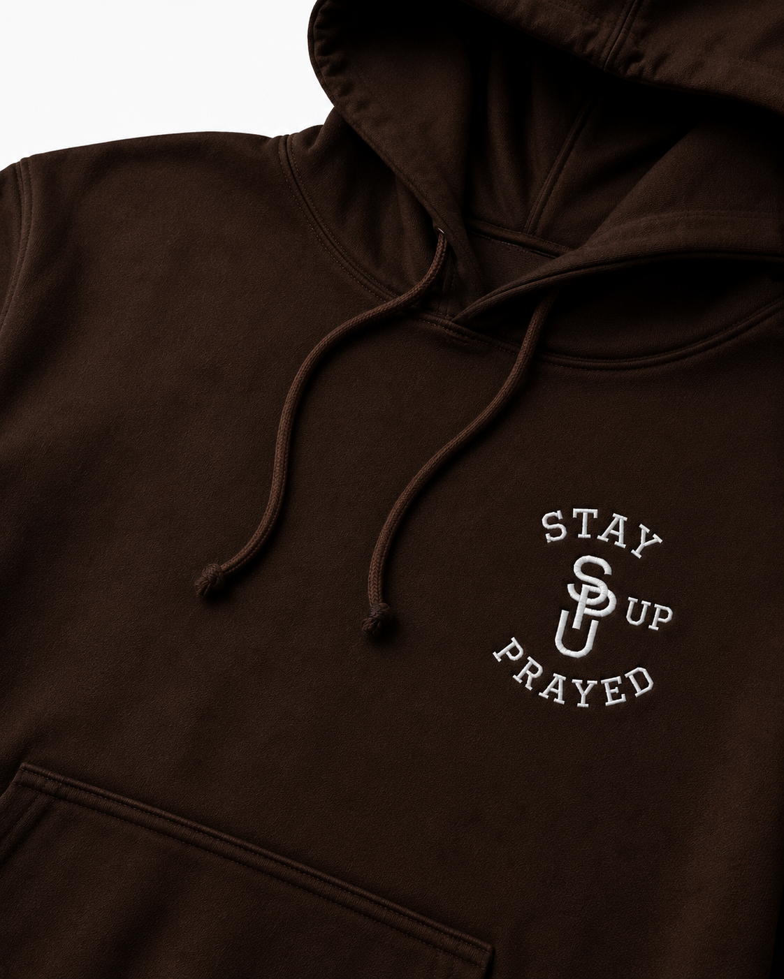 PRAYER HELPS HOODIE [BROWN]