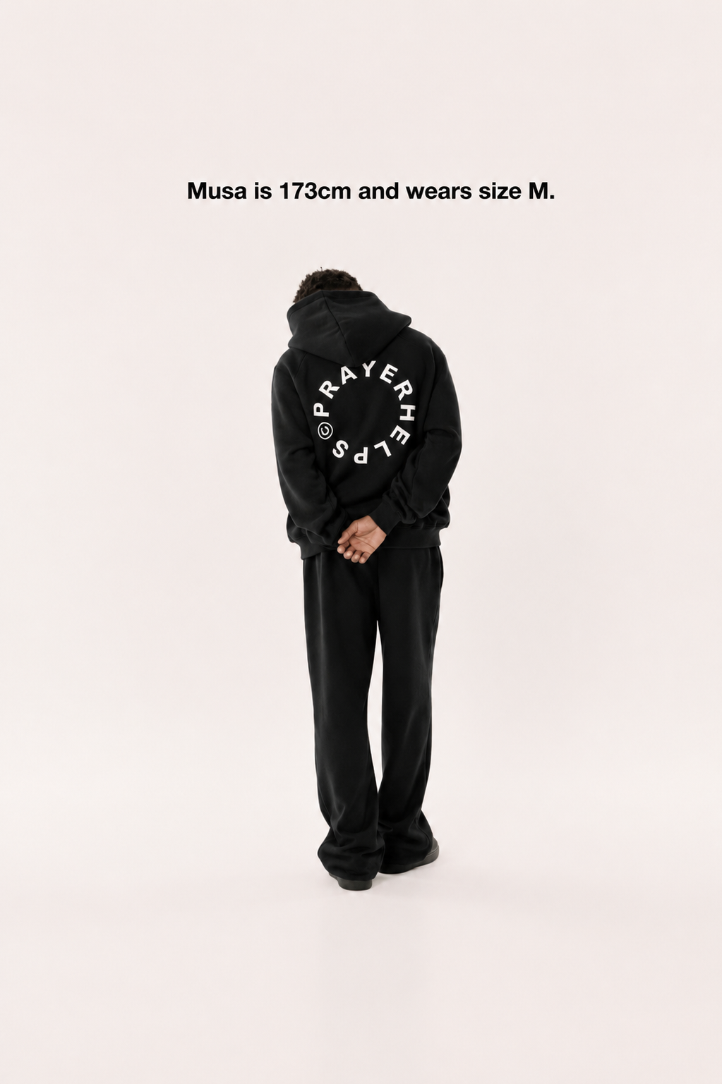 PRAYER HELPS HOODIE [BLACK]