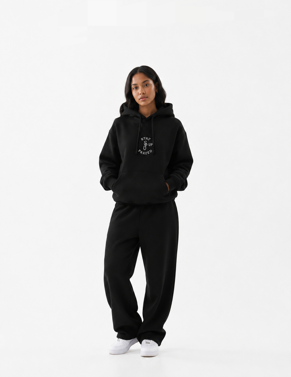 PRAY WITHOUT CEASING HOODIE [BLACK]