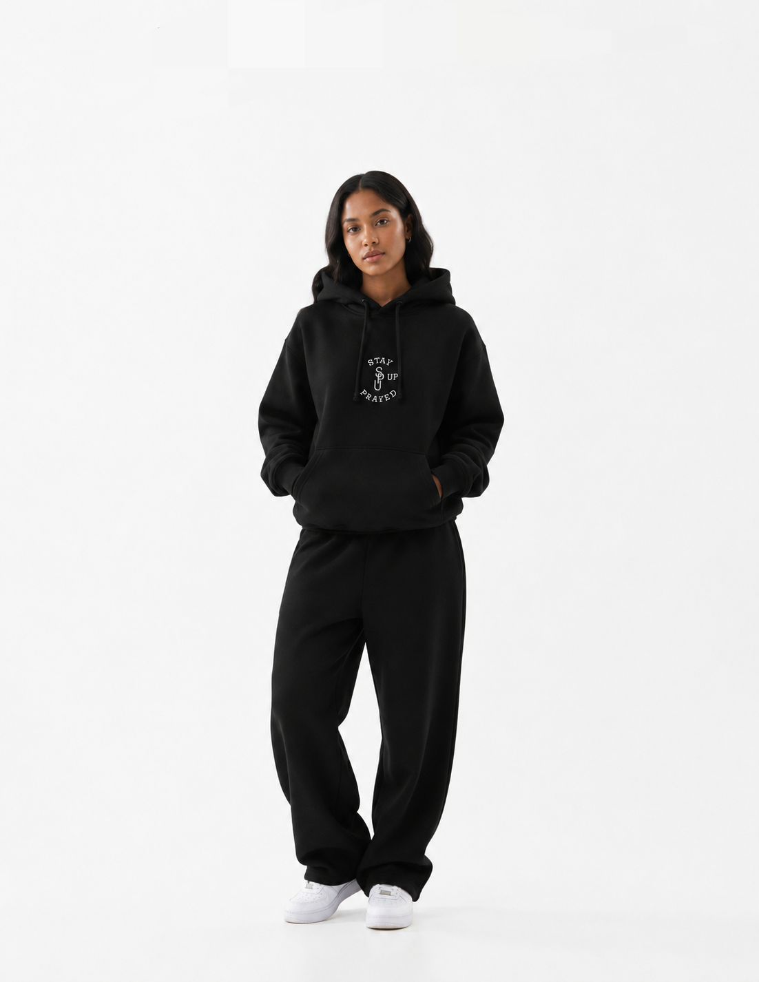 PRAY WITHOUT CEASING HOODIE [BLACK]