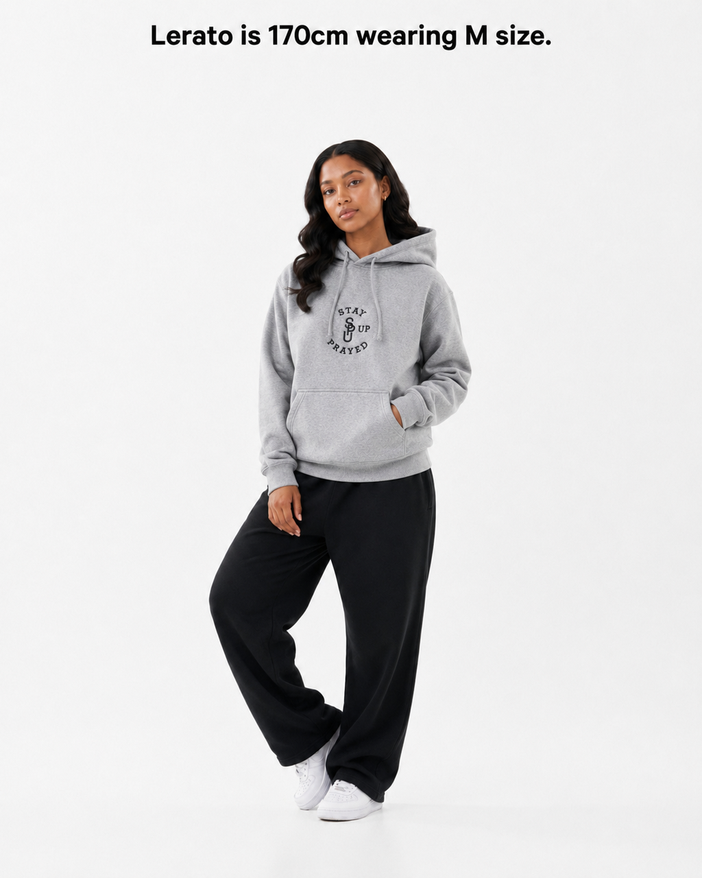 PRAY WITHOUT CEASING HOODIE [GREY]