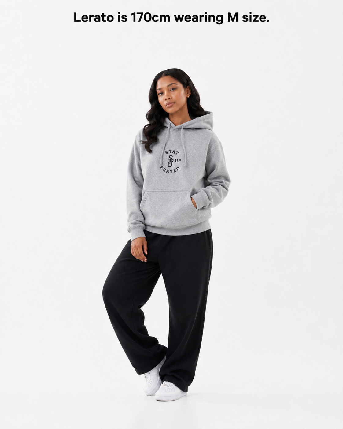PRAY WITHOUT CEASING HOODIE [GREY]