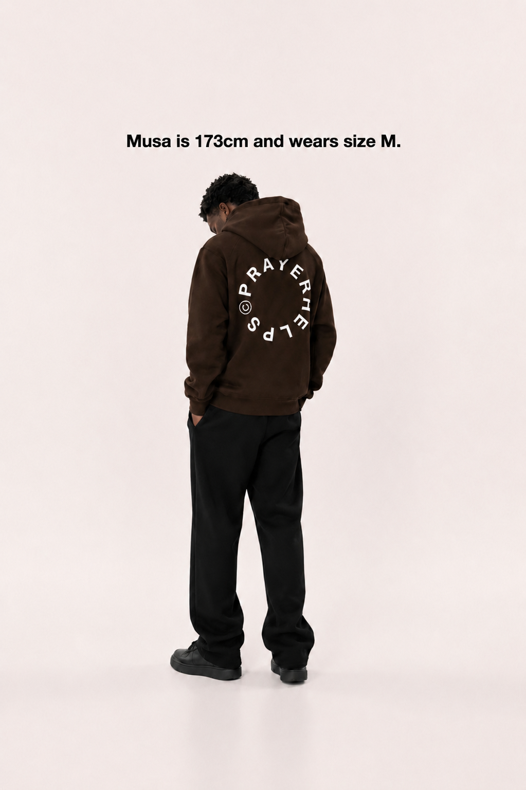 PRAYER HELPS HOODIE [BROWN]