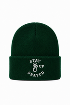 STAY PRAYED UP BEANIE [EMERALD GREEN]
