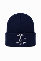 STAY PRAYED UP BEANIE [NAVY BLUE]