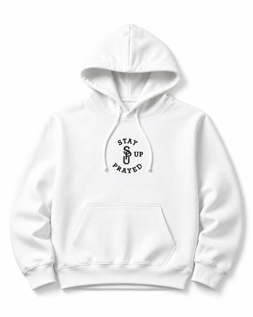 PRAY WITHOUT CEASING HOODIE [WHITE]