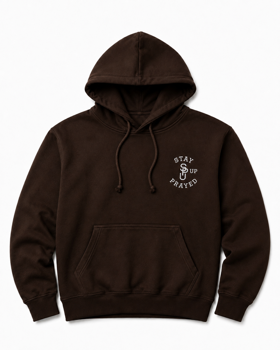 PRAYER HELPS HOODIE [BROWN]