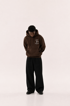 PRAYER HELPS HOODIE [BROWN]