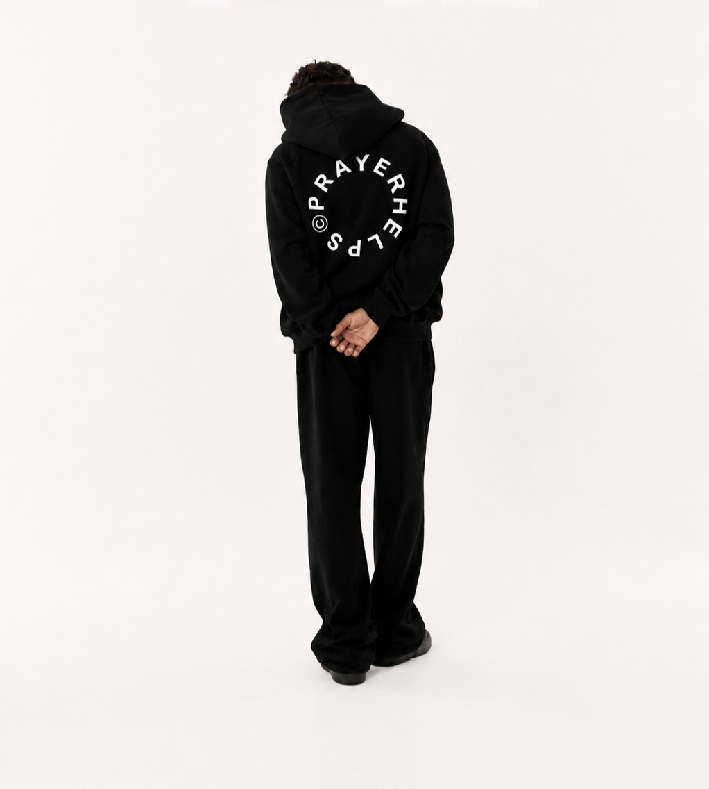 PRAYER HELPS HOODIE [BLACK]