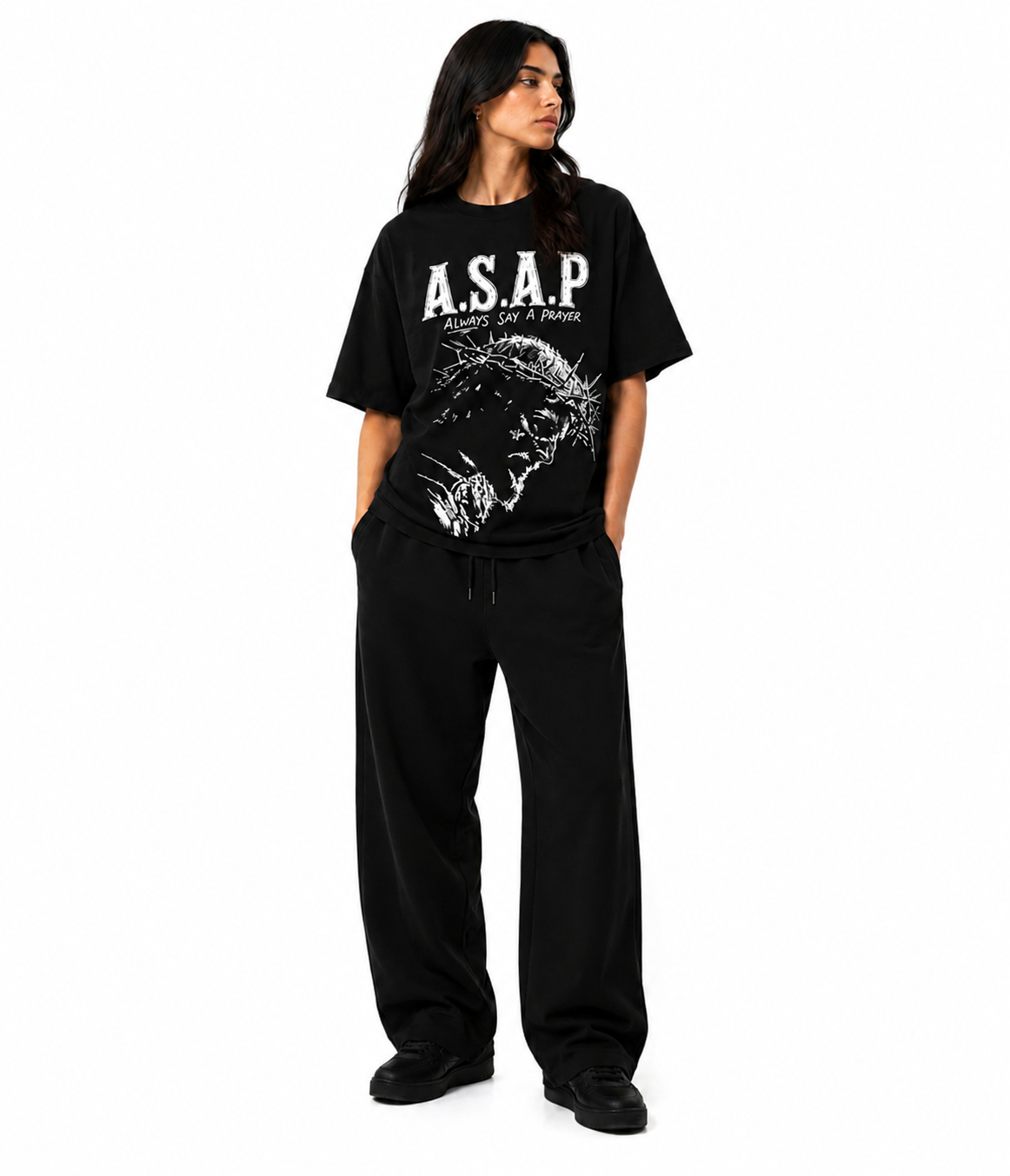 A.S.A.P T-SHIRT [BLACK]