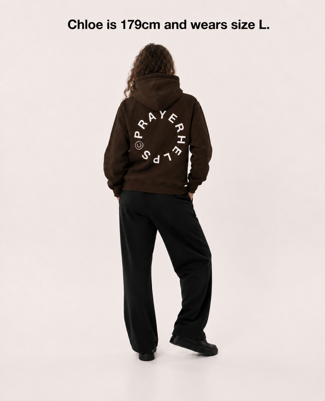 PRAYER HELPS HOODIE [BROWN]