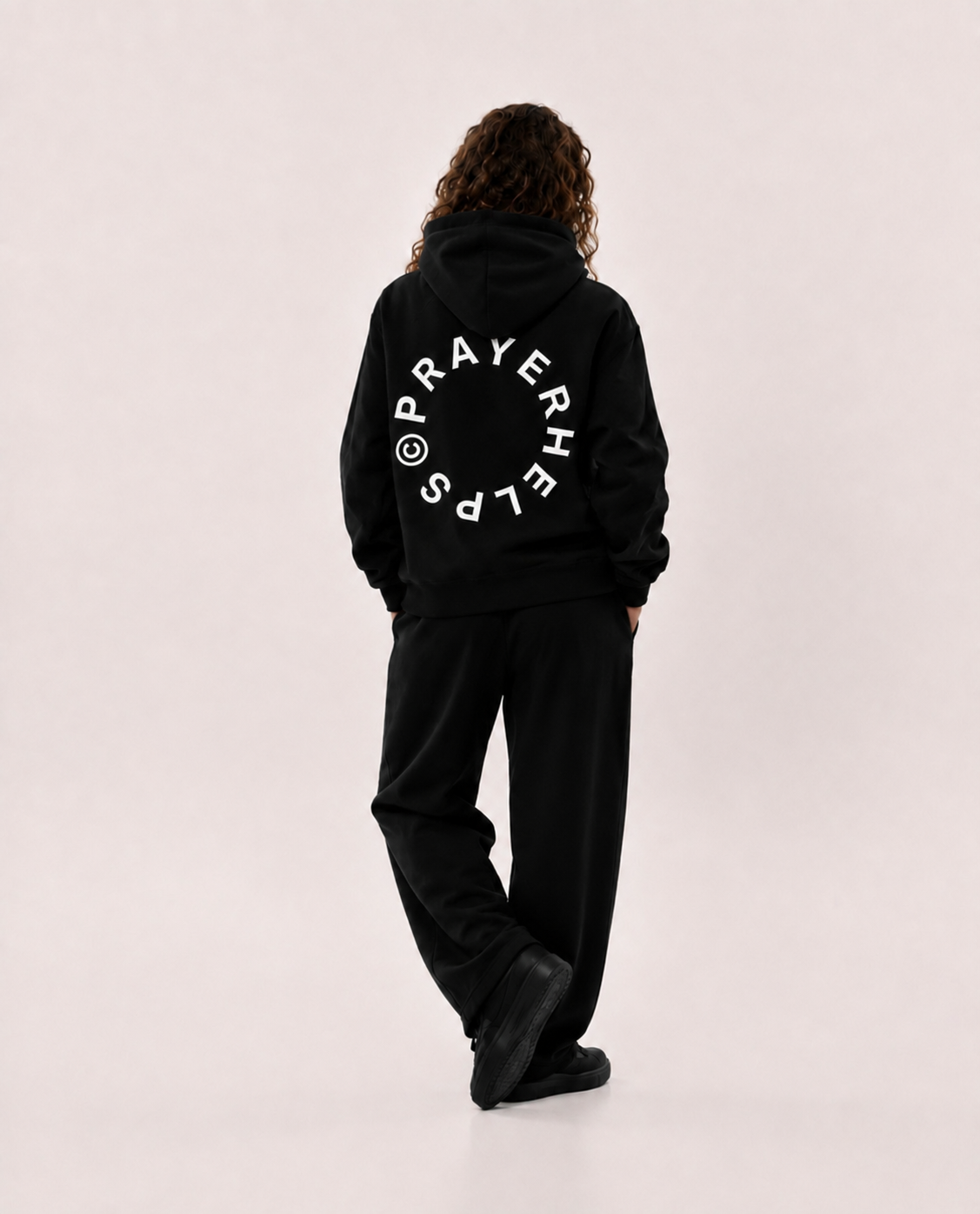 PRAYER HELPS HOODIE [BLACK]