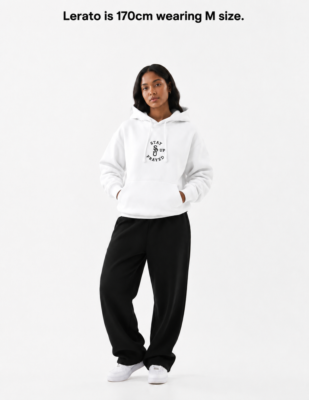 PRAY WITHOUT CEASING HOODIE [WHITE]