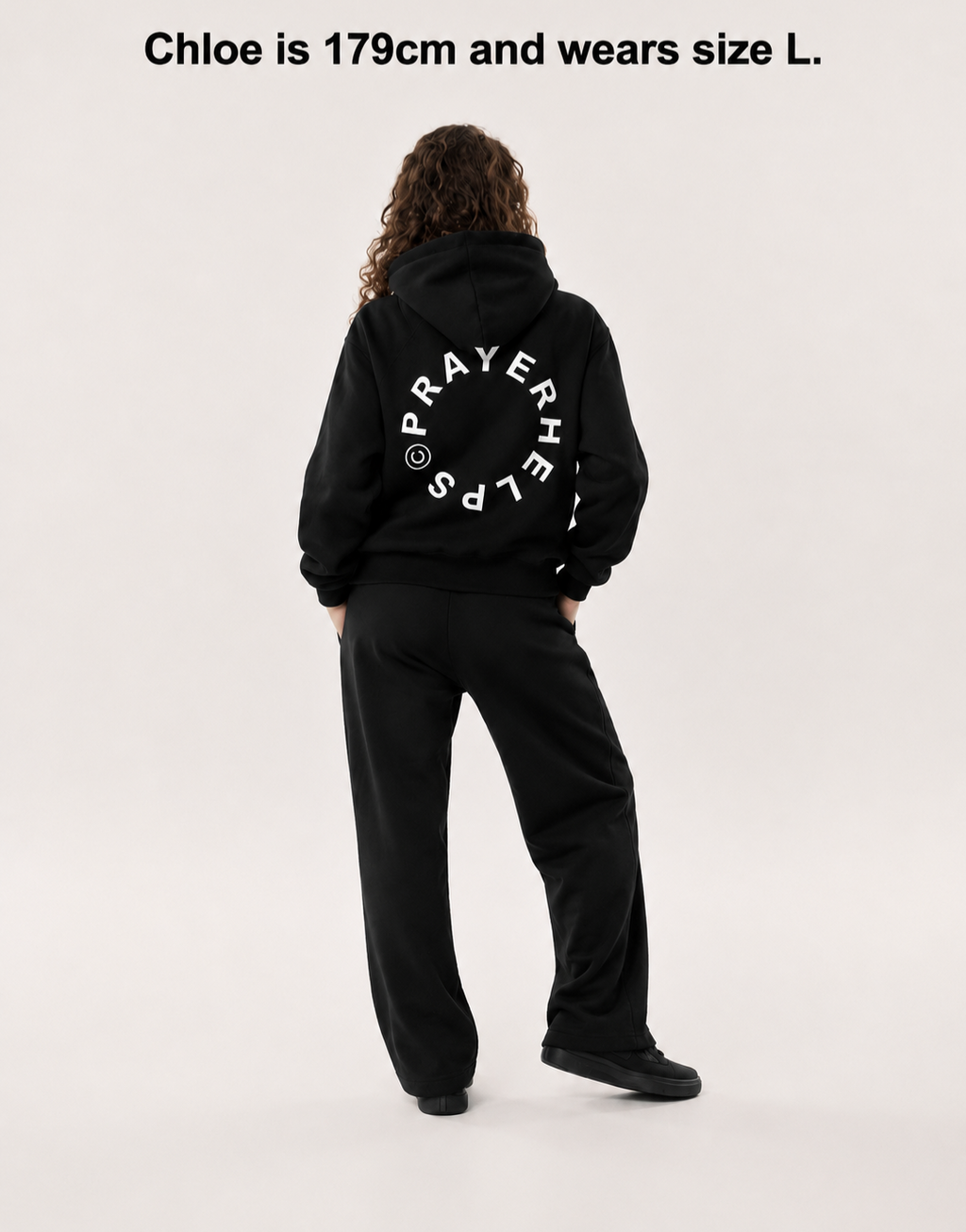 PRAYER HELPS HOODIE [BLACK]