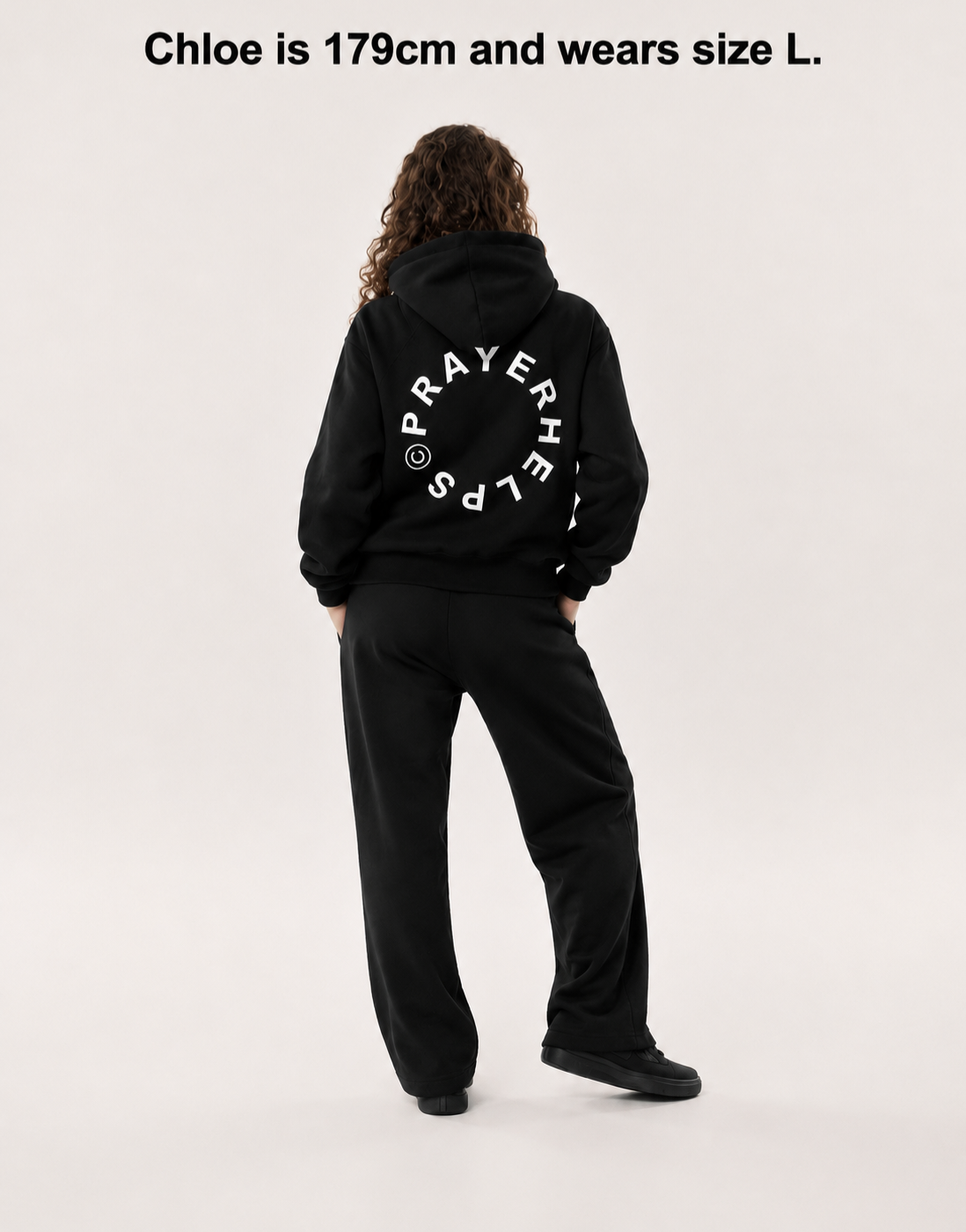 PRAYER HELPS HOODIE [BLACK]