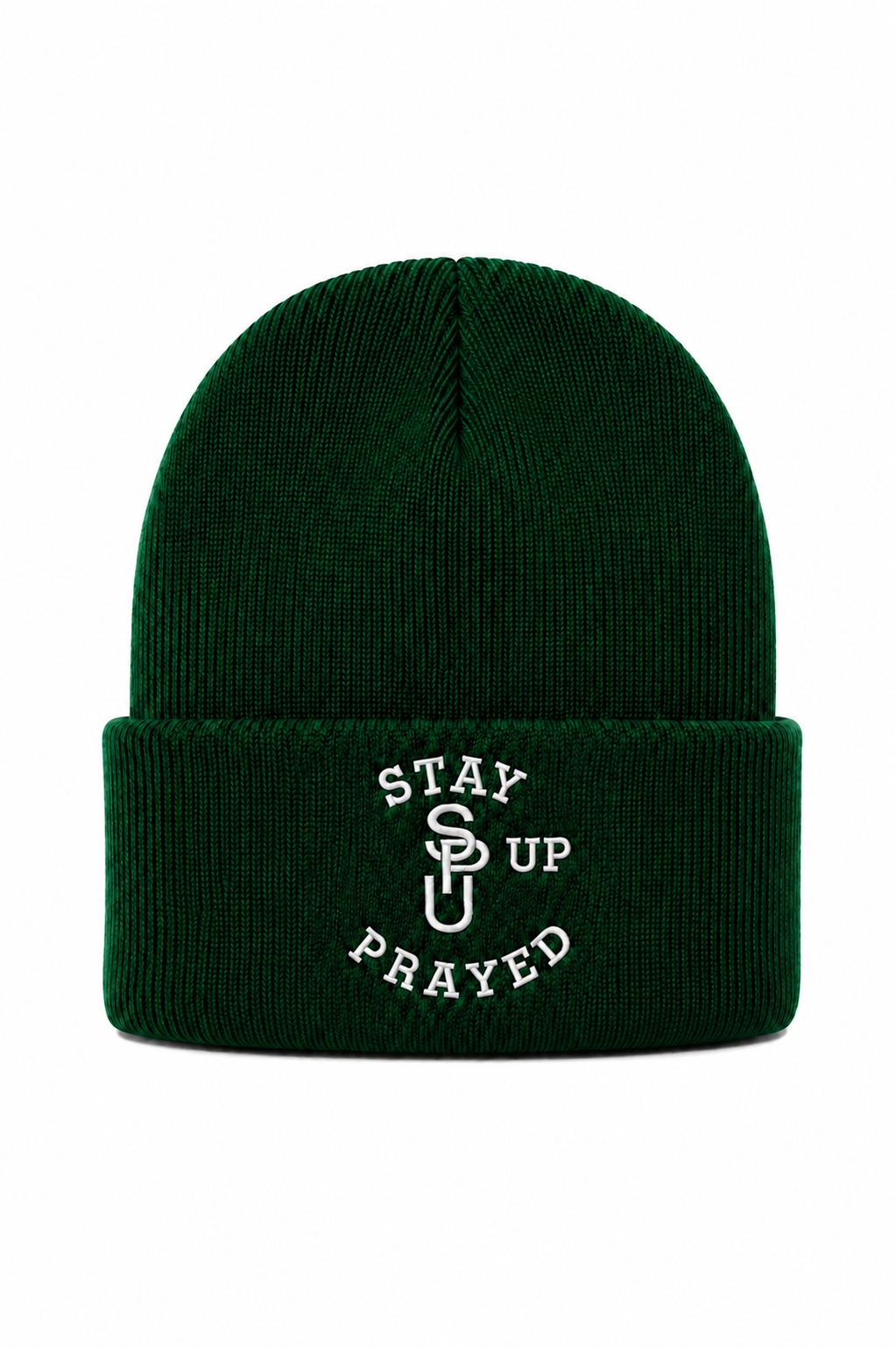 STAY PRAYED UP BEANIE [EMERALD GREEN]