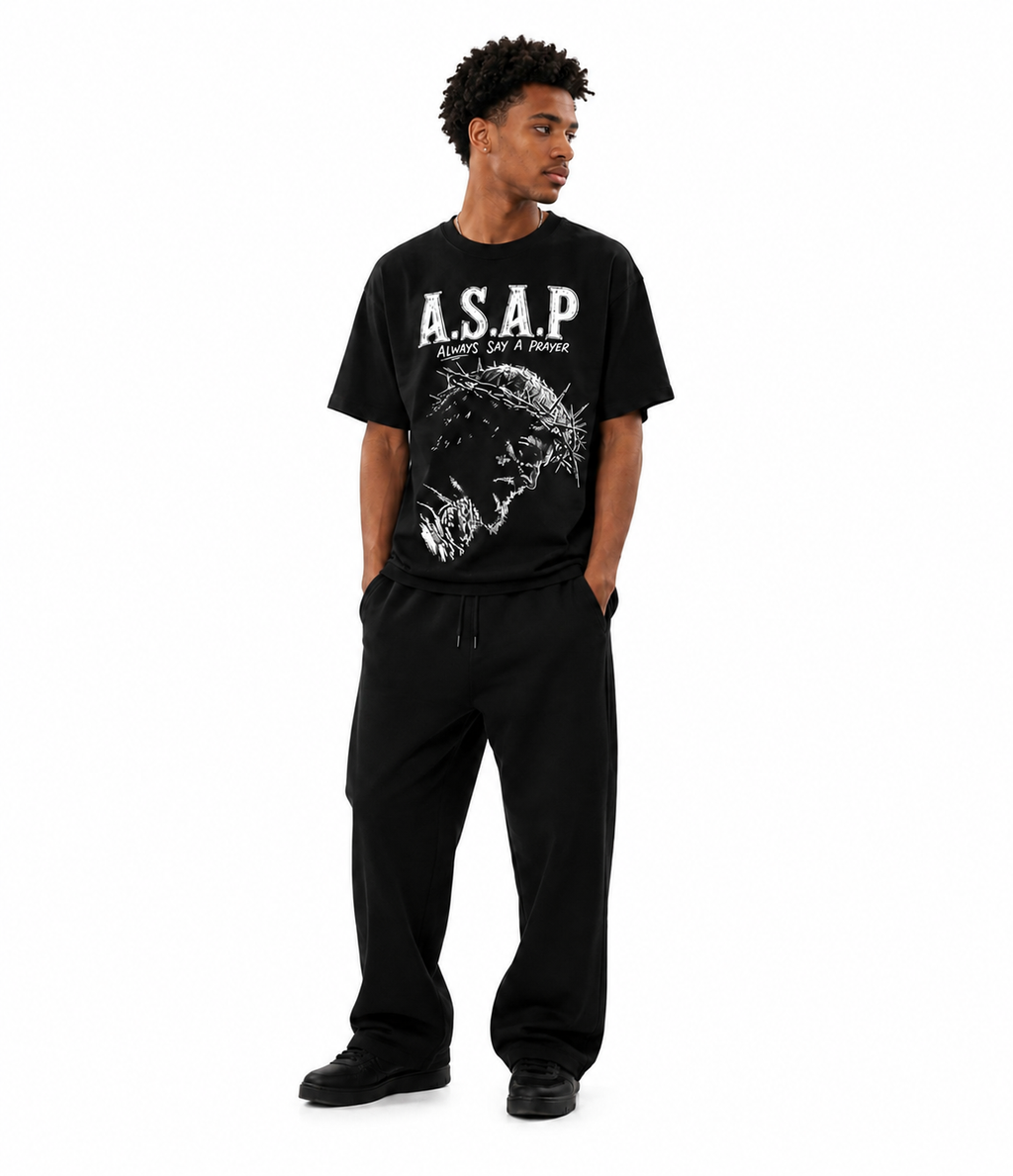 A.S.A.P T-SHIRT [BLACK]