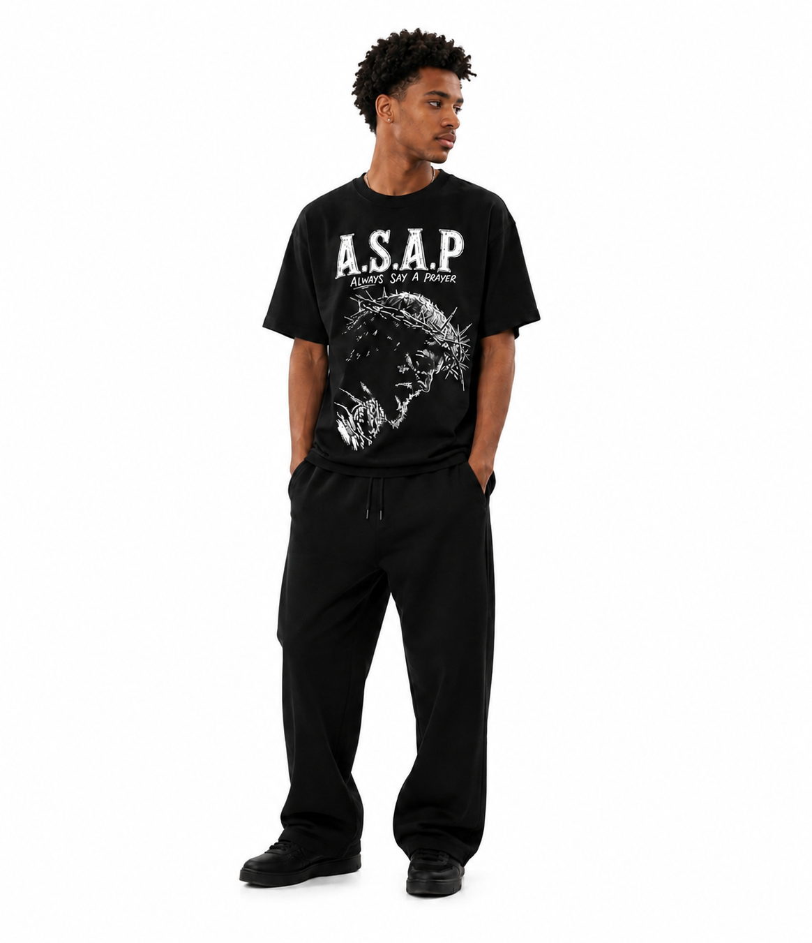 A.S.A.P T-SHIRT [BLACK]