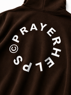 PRAYER HELPS HOODIE [BROWN]
