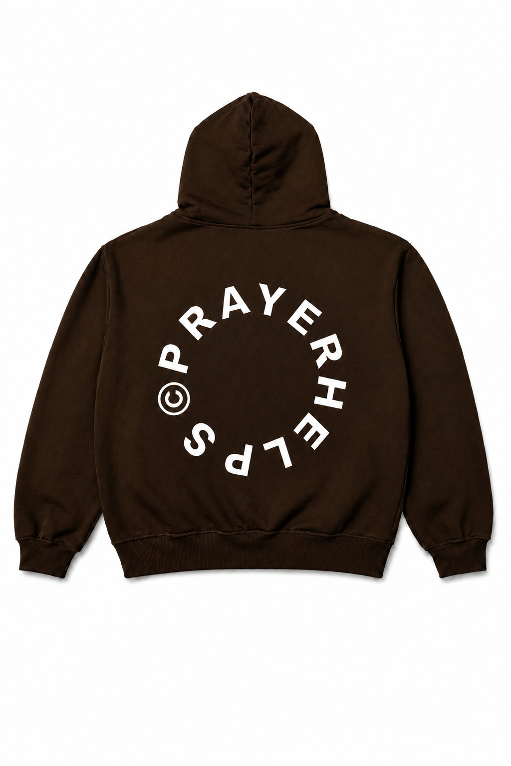 PRAYER HELPS HOODIE [BROWN]