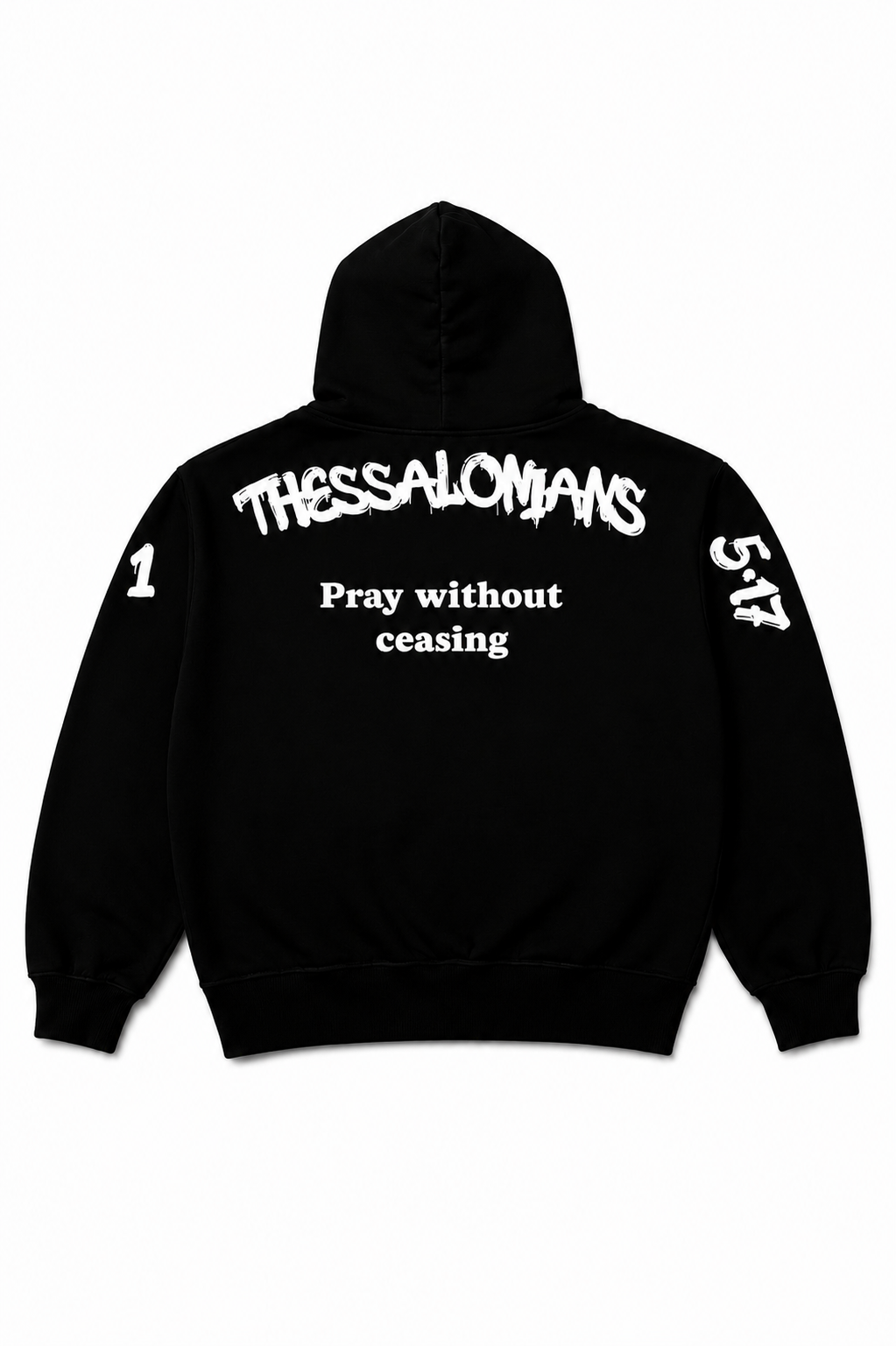 PRAY WITHOUT CEASING HOODIE [BLACK]